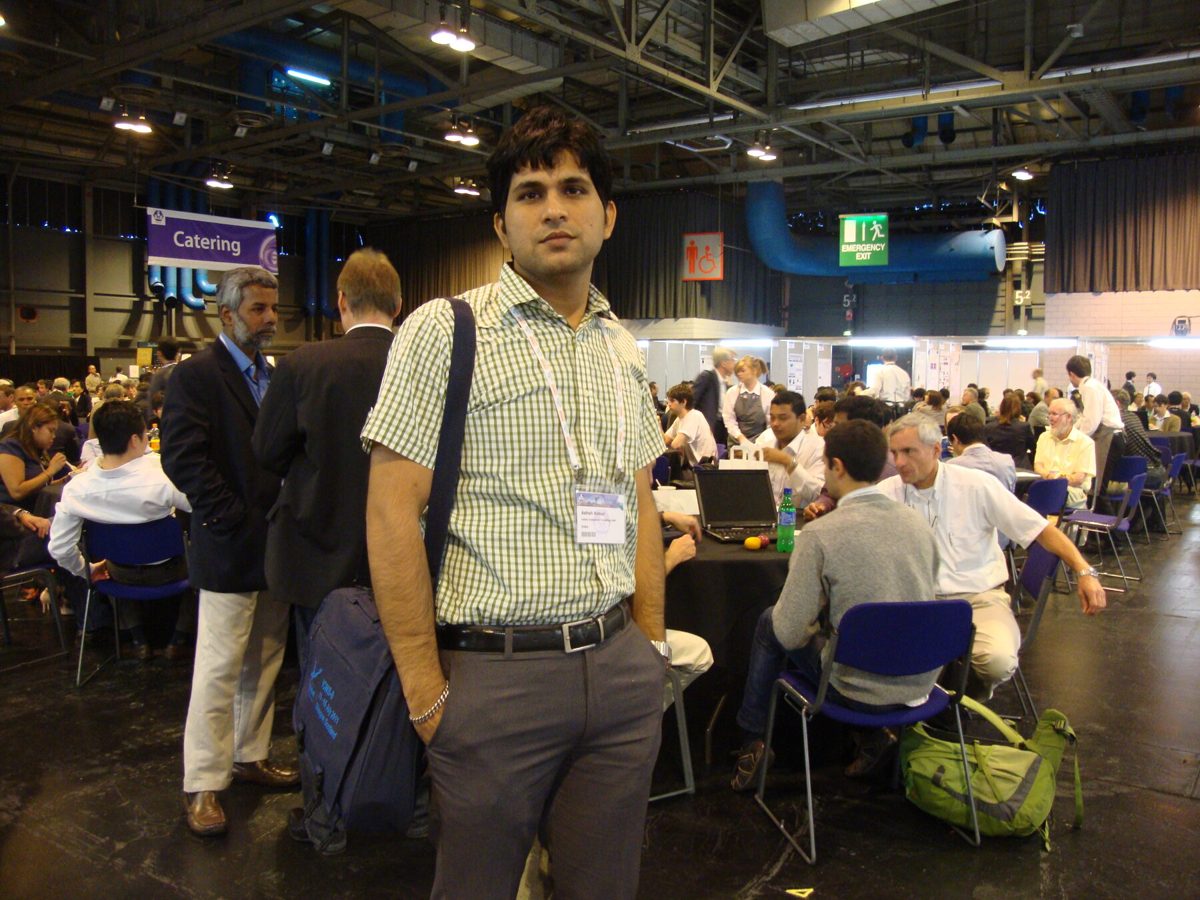 Prof. Ashish K Sharma at international conference, Glasgow 2011
