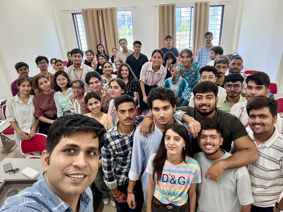 Students and staff of the Department of Physics & Astronomical Sciences gathered for the promotion celebration
